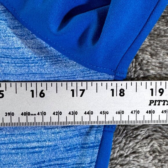 Athleta Running Wild Half Zip Sz M Flash Blue - Picture 6 of 8